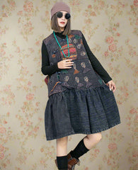 Luxury Boho Cotton &  Linen Dress