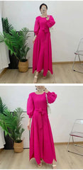 Truly Pleated Loose Long Dress