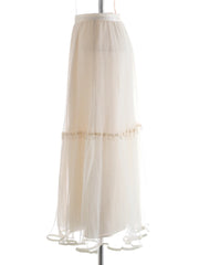 Luxury Tiered Mesh Skirt