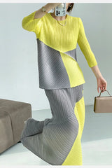 Petite Luxe Japanese Pleats Skirt Set