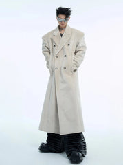 Men's Luxury Long Woolen Overcoat