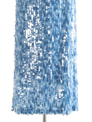 Sequin Glitter Straight Midi Skirt