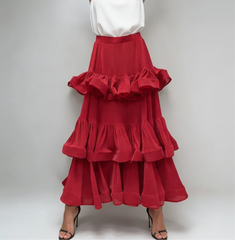 Luxury Tiered Ruffle Skirt
