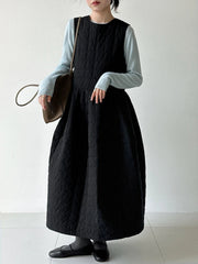 Luxury Quilted Layering Dress