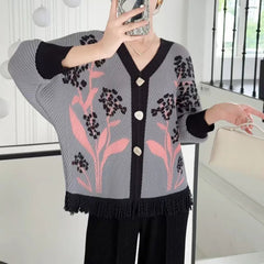 Luxury Pleated Fringe Blouse