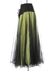 Luxury Mesh Florals Skirt