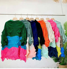 Women's Luxury Pleated Japanese Top