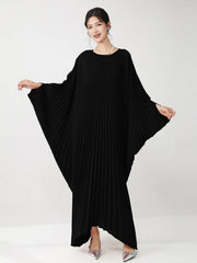 Luxury Designer Pleated Maxi Kaftan Dress