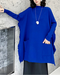 Luxury Oversized Poncho Sweater