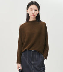 Luxury Relaxed-Fit Pleated Top