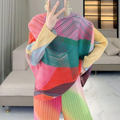 Luxury Wave Pleated Blouse