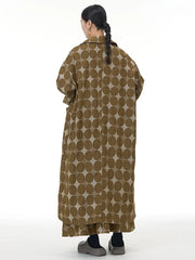 Avant-Garde Geometric Trench Coat