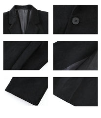 Men’s Luxury Extra Long Wool Blend Overcoat