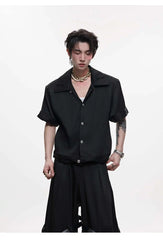 Men's Belted Wide Trousers & Top