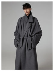 Men's Iconic Extra Long Wool-Blend Trench Coat