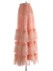 New Couture Tulle Midi Skirt