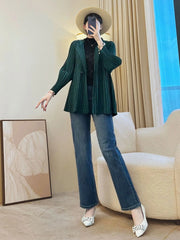 Luxury Travel Plissé Jacket