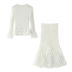 2 Piece Luxe Pleated Skirt Set