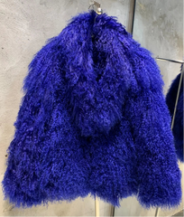 Curly Shearling Lamb Coat