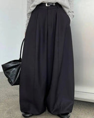 Luxury Relaxed Wide-Leg Trousers