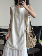 Luxe Linen Blend Midi Dress