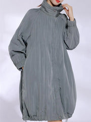 Luxury Pleated Oversized Jacket