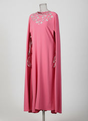 Luxury Embellished Cape Dress