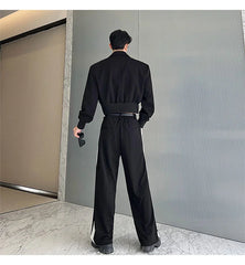 Men's Elite Cropped Suit 2-Piece Set