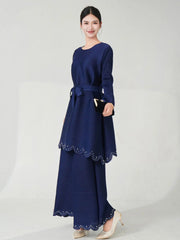 Luxury Pleated Trouser 2-Piece Set