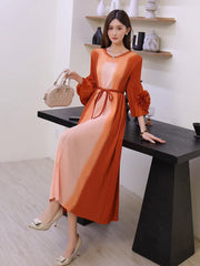 Luxury Formal Plissé Dress