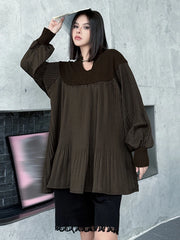 Oversized Lantern Sleeve Top