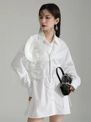 Luxury 3D Flower Blouse