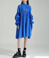 Luxury Cinched Waist Shirtdress