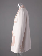 Pink Luxury Boyfriend Blazer