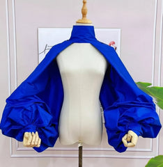 Luxury Voluminous-Sleeve Bolero