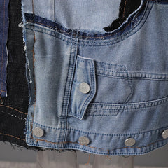 Women's Luxury Denim Trench Coat