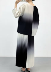 Pleated Couture Skirt Set