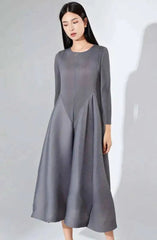 Luxury Japanese Pleats Dress