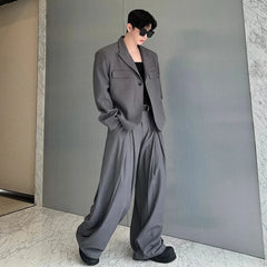 Men's Eternal Solid Two Piece Oversized Fit Set