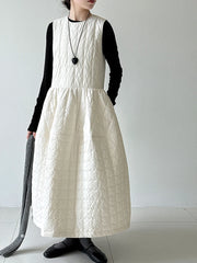 Luxury Quilted Layering Dress