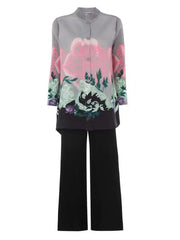 Luxury Pleats Formal Tunic & Pant