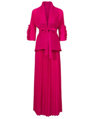 Luxury Formal Pleated 2-Piece