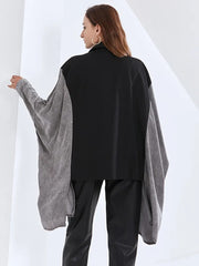HEYFANCYSTYLE Retro-Inspired Bat Sleeve Coat