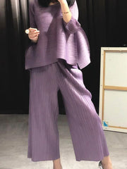 Elegant Truly Pleated Co-ord Set