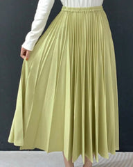 Luxury Pleated Accordion Skirt