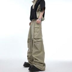 Men's Oversized High Streetwear Hoodie and Cargo Pants Set