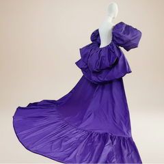 Luxury Taffeta Opera Coat