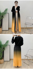 Plissé Ombre Lightweight Coat