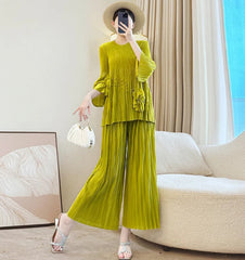Luxury Palazzo Pants & Blouse