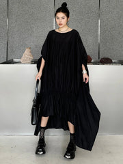 Women's Asymmetric Oversized Draped Dress